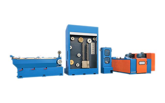 MS17D Dual-line Medium Copper Wire Drawing Machine Line with Continuous Annealing
