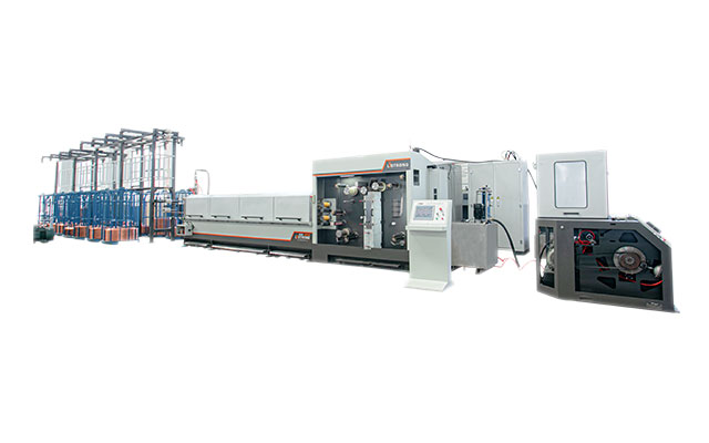FM8 8-line Fine Aluminum Wire Drawing Machine Line with Continuous Annealing